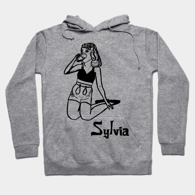 Sylvia Plath Hoodie by FruitBatClothing